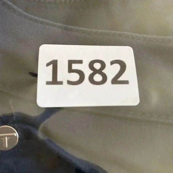 Tahari Denim Jeans Navy Skinny Leg Designer Cotton Blend Mid-Rise SZ 8/29 # 1582 - Picture 8 of 13